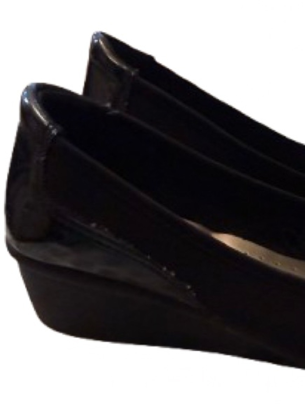 Dexflex Comfort Black Wedge Ballet Flats Size 8 - Picture 3 of 7